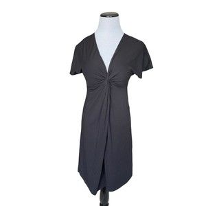 Hatch Maternity Womens The Twist Dress Size 2 (M/8-10) Black Nursing Friendly